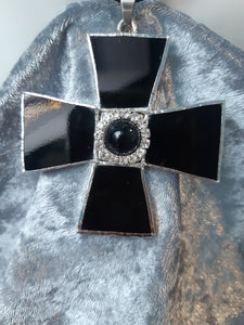 Croix Stylisée Noire