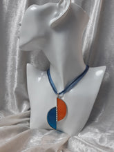 Charger l&#39;image dans la galerie, Elysabeth Orange &amp; Bleu strass