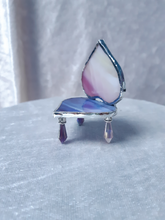 Charger l&#39;image dans la galerie, Petite chaise décorative rose et bleue